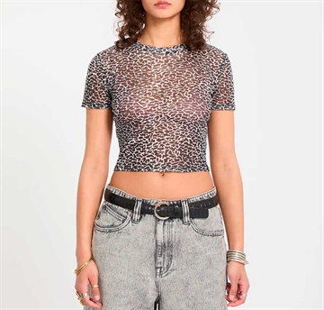 Volcom Top Rawley Knit SS Mesh BWH